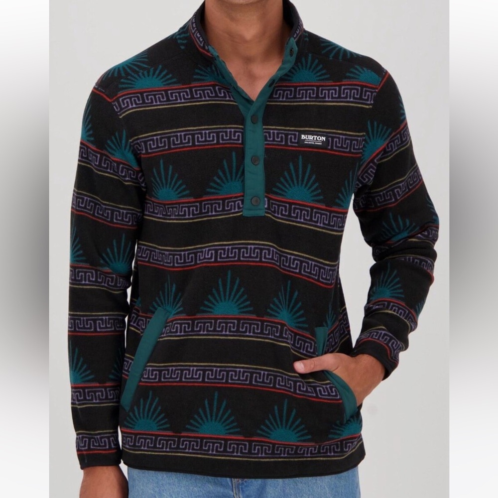 Burton Hearth Anover Pullover Aztec Print